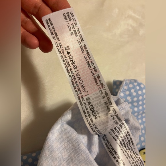 Disney Parks Daisy Duck And Friends Blue Polka Dot Crewneck Top Women’s Size XL - Picture 6 of 9